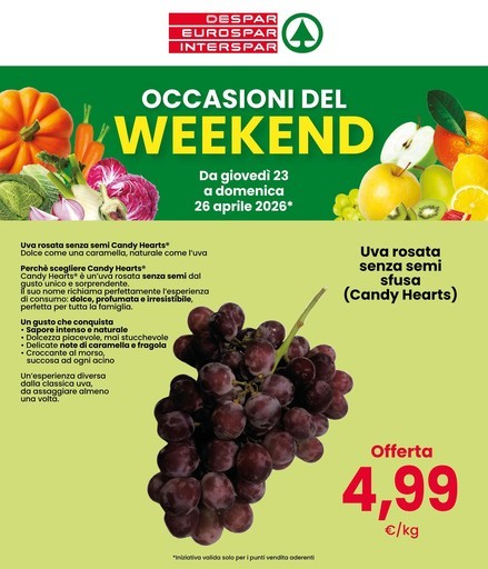 Occasioni del weekend