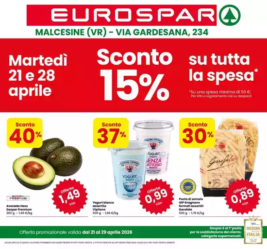 Sconto 15%