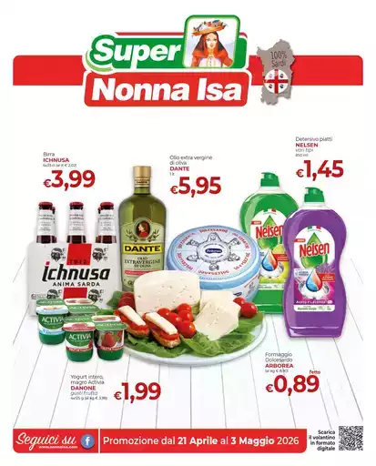 Promozione dal 21 Aprile al 3 Maggio 2026