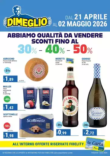 DAL 21 APRILE AL 02 MAGGIO 2026