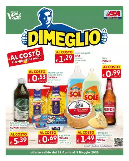 offerte valide dal 21 Aprile al 3 Maggio 2026