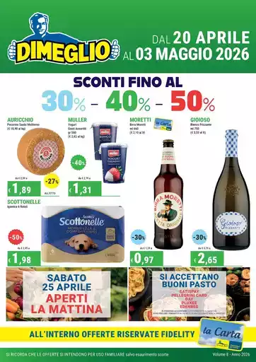 DAL 20 APRILE AL 02 MAGGIO 2026