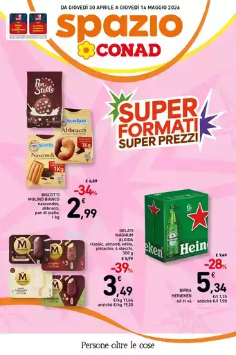 Offerte Spazio Conad: Super formati Super Prezzi