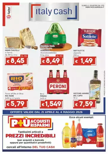 Offerte valide dal 21 aprile al 4 maggio 2026