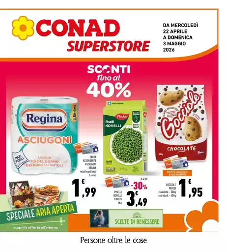 Sconti fino al 40%