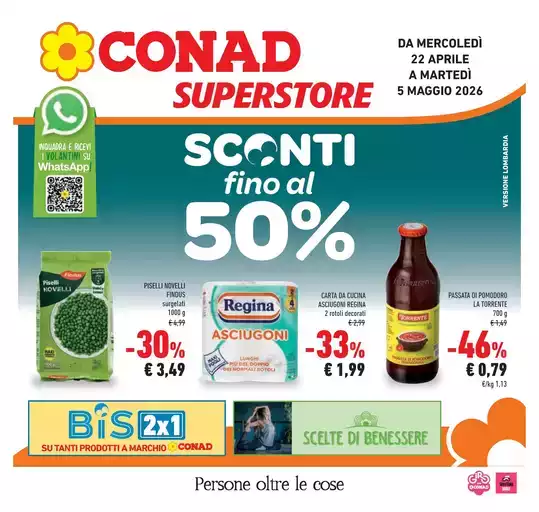 Sconti fino al 50%
