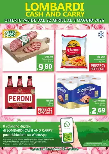 OFFERTE VALIDE DAL 22 APRILE AL 5 MAGGIO 2026