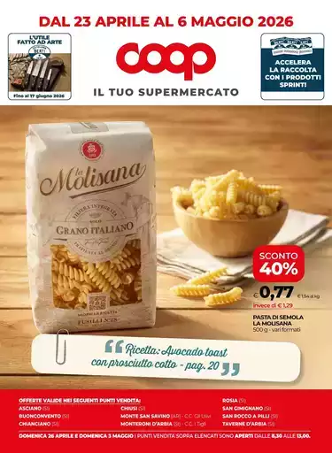 DAL 23 APRILE AL 6 MAGGIO 2026