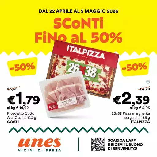 Sconti fino al 50%