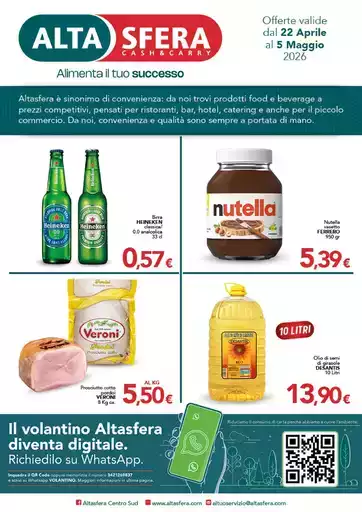 Offerte valide dal 22 Aprile al 5 Maggio 2026