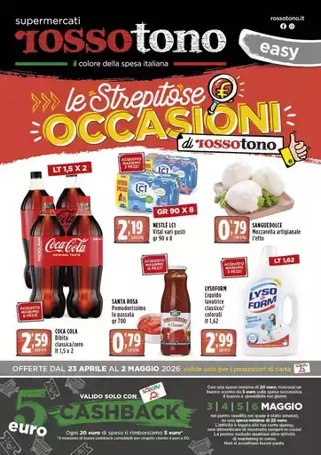 Le strepitose occasioni