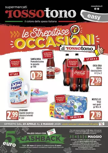 Le strepitose occasioni