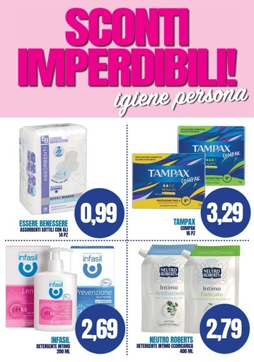 SCONTI IMPERDIBILI!