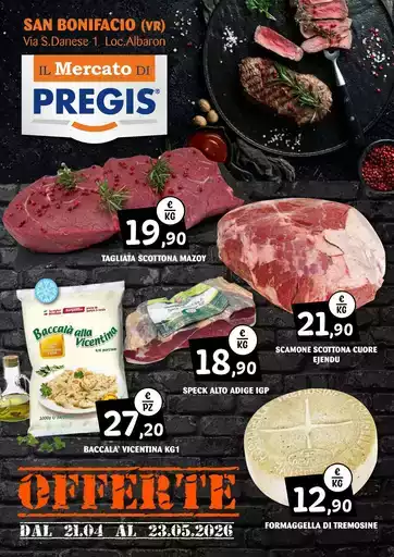 Offerte dal 21.04 al 23.05.2026