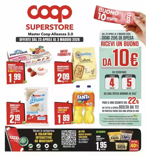 OFFERTE DAL 23 APRILE AL 3 MAGGIO 2026
