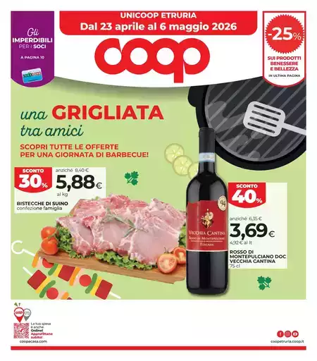 Dal 23 aprile al 6 maggio 2026