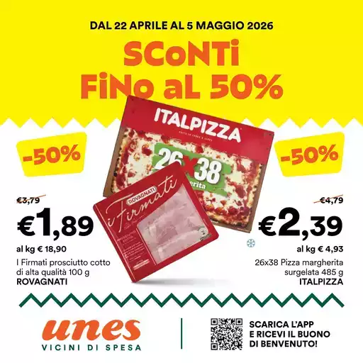 Sconti fino al 50%