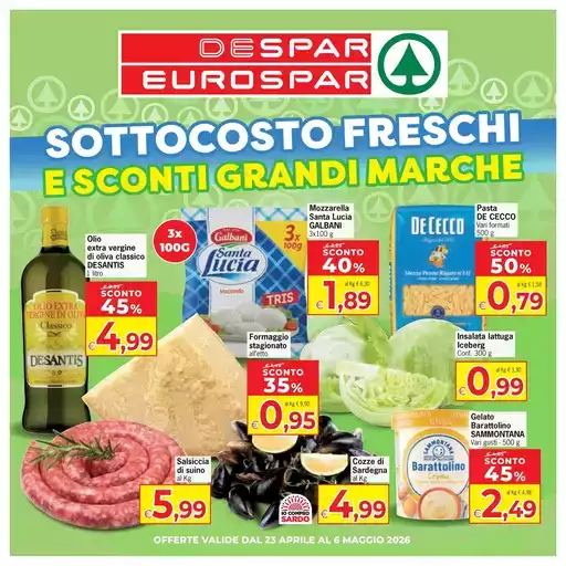Sottocosto freschi