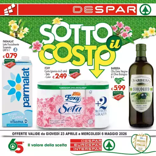 Sotto il costo