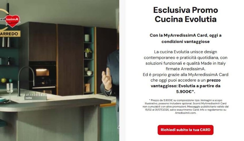 Esclusiva promo cucina evolutia Esclusiva promo cucina evolutia