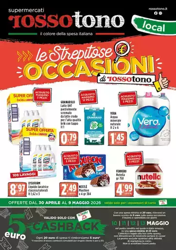 Le strepitose occasioni