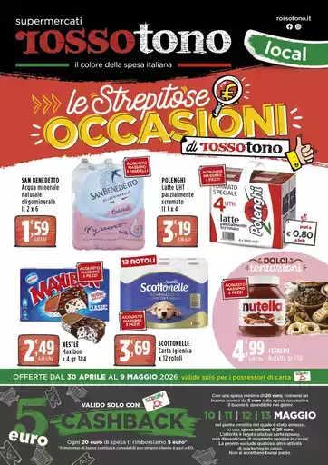 Le strepitose occasioni
