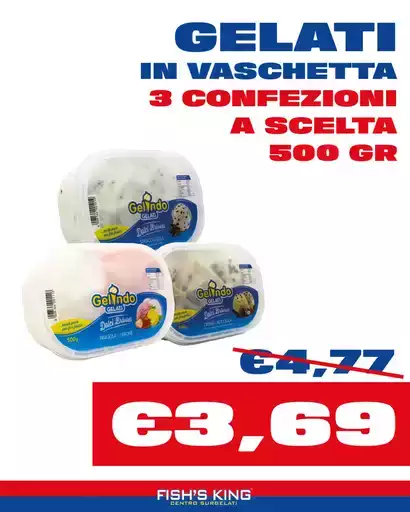 Gelati in vaschetta