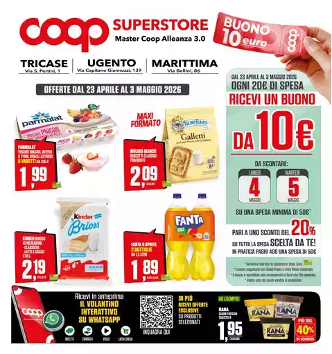 OFFERTE DAL 23 APRILE AL 3 MAGGIO 2026