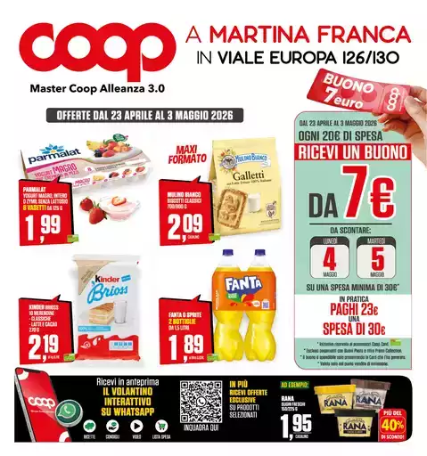 OFFERTE DAL 23 APRILE AL 3 MAGGIO 2026
