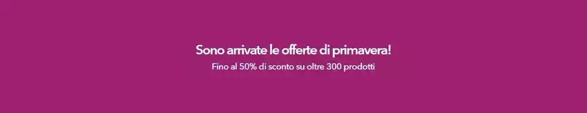 Fino al 50% di sconto