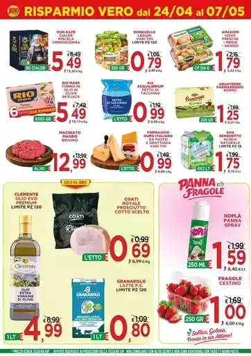 RISPARMIO VERO dal 24/04 al 07/05