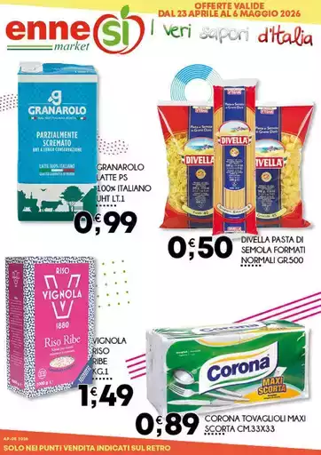 Offerte valide dal 23 aprile al 6 maggio