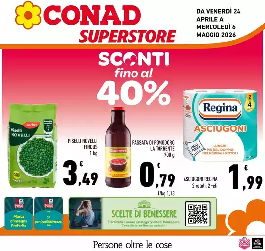 SCONTI FINO AL 40%