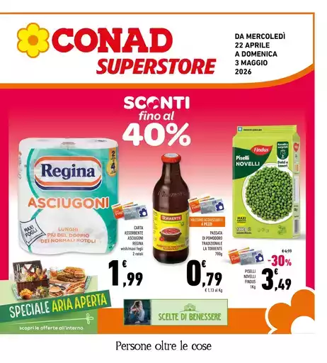 Sconti fino al 40%
