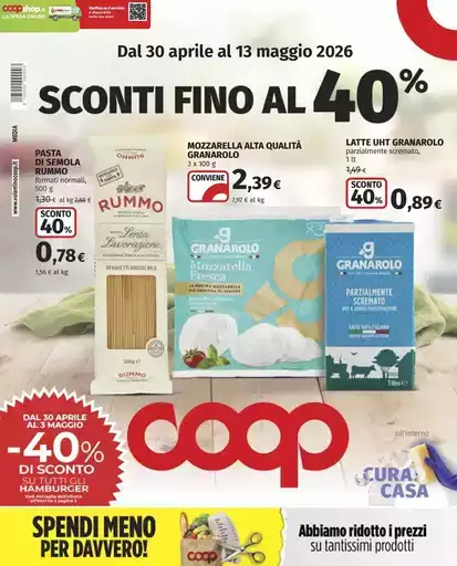 Sconti fino al 40%