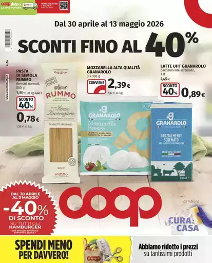 Sconti fino al 40%