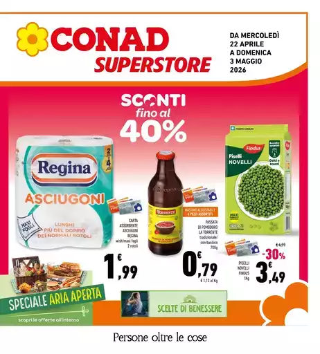 Sconti fino al 40%