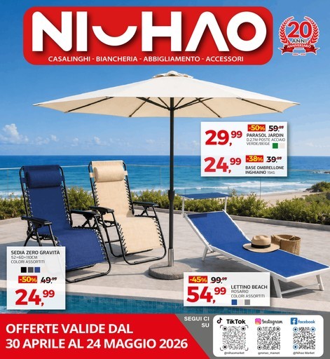 Offerte valide dal 30 aprile al 24 maggio 2026