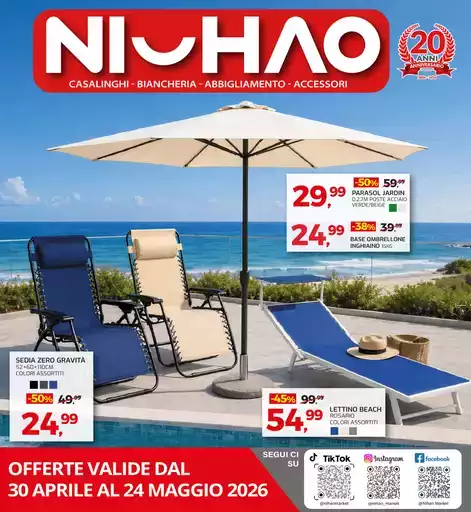 Offerte valide dal 30 aprile al 24 maggio 2026