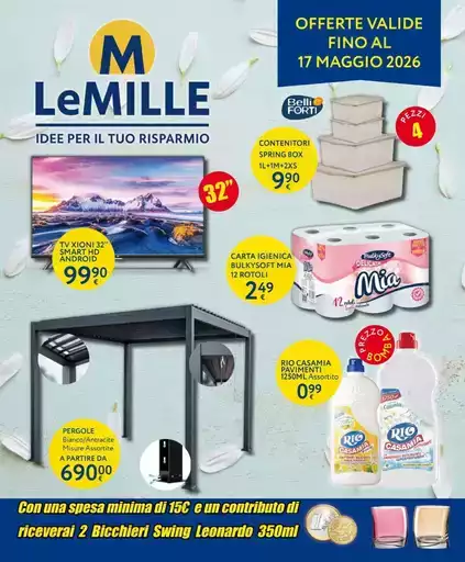Offerte valide fino al 17 maggio 2026