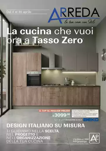 la cucina che vuoi ora a Tasso zero
