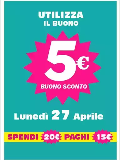 5 euro buono sconto