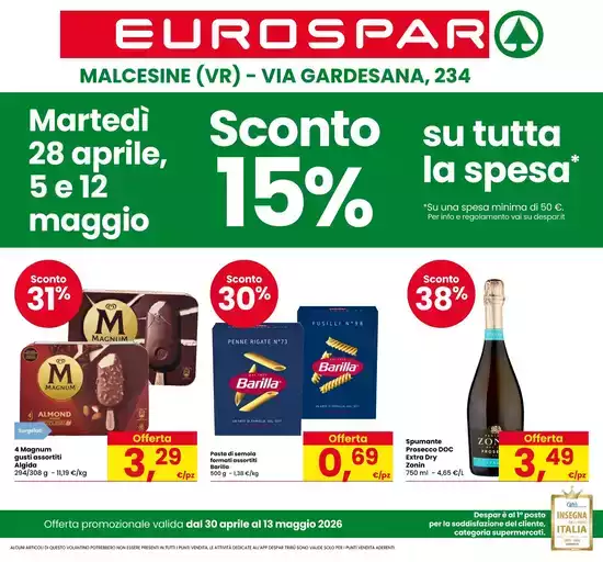 Sconto 15%