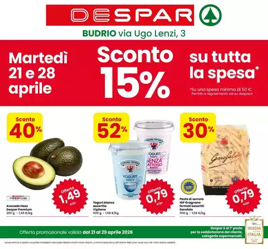 Sconto 15%