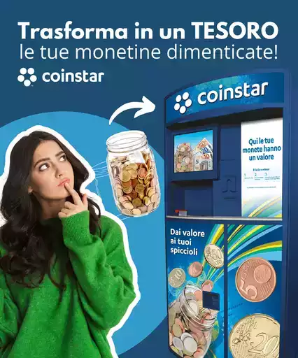 Coinstar: trasforma in un tesoro le tue monetine dimenticate