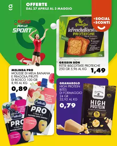 Offerte dal 27 aprile al 3 maggio