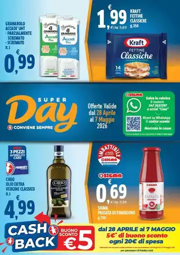 Offerte Valide dal 28 Aprile al 7 Maggio 2026
