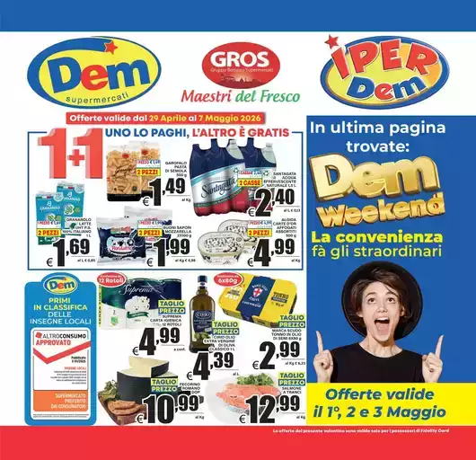 Uno lo paghi, l'altro e gratis