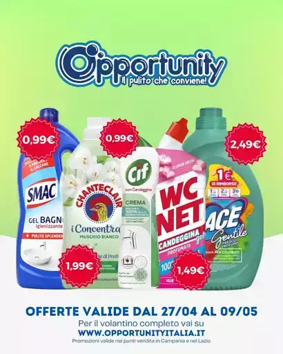 offerte valide dal 27/04 al 09/05