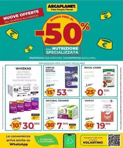 -50% sulla nutrizione specializzata